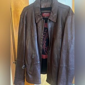 Indian Brown Men’s Genuine Leather Jacket